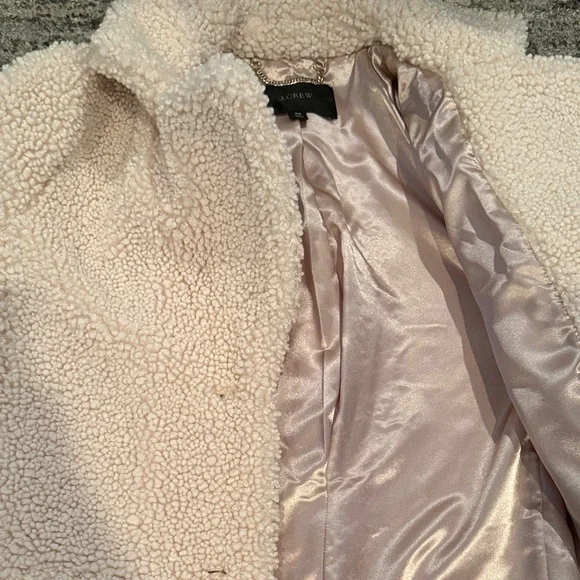 J. Crew Cream Sherpa Jacket - Picture 5 of 5